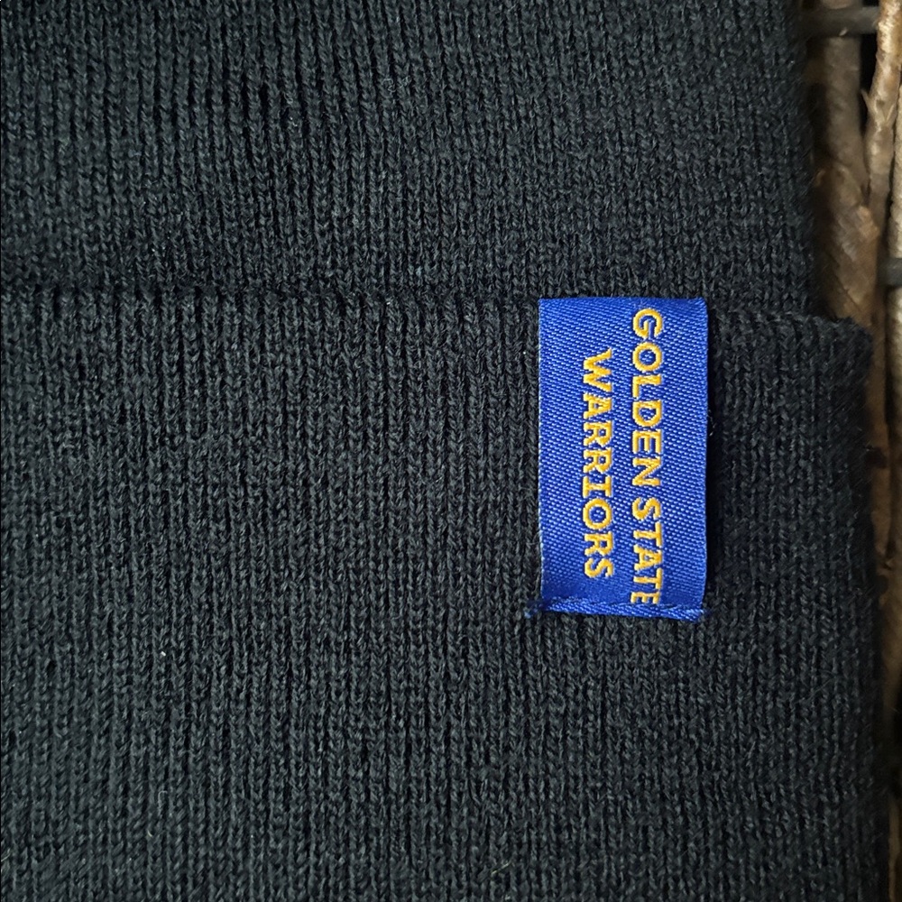 Golden State Warriors Black Beanie - Picture 2 of 3